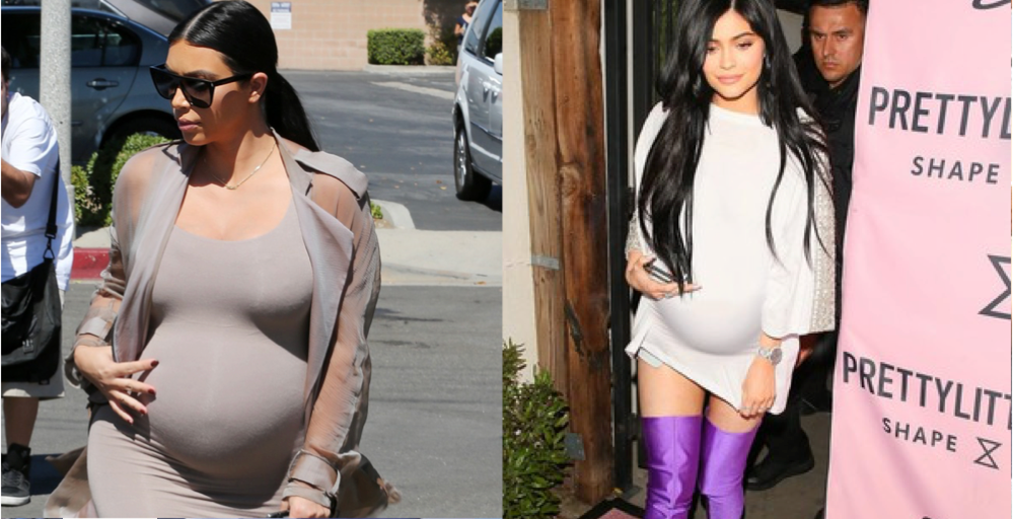 Khloé Kardashian Models in Her Calvins (While 8 Months Pregnant