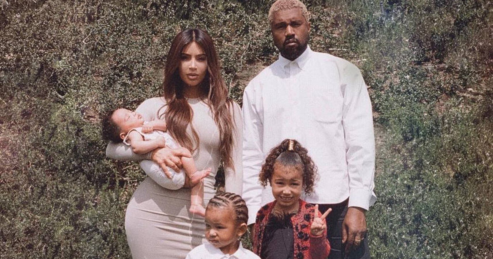 Kim Kardashian Posts First Family Photo With Chi