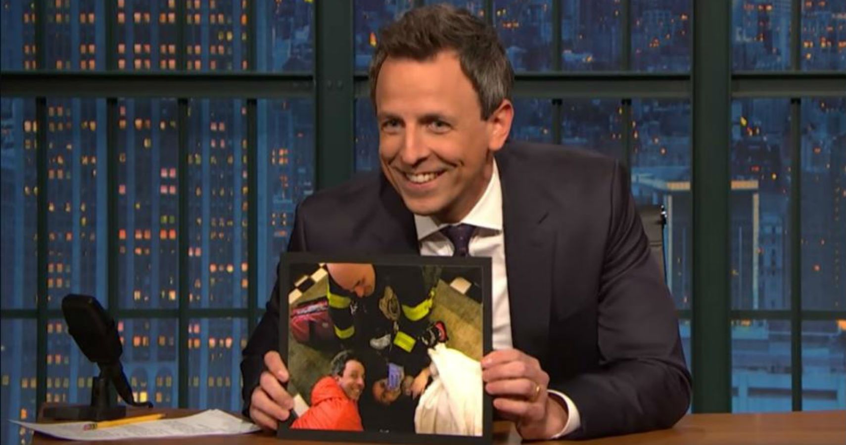 Seth Meyers’ Son Was Born In Their Lobby