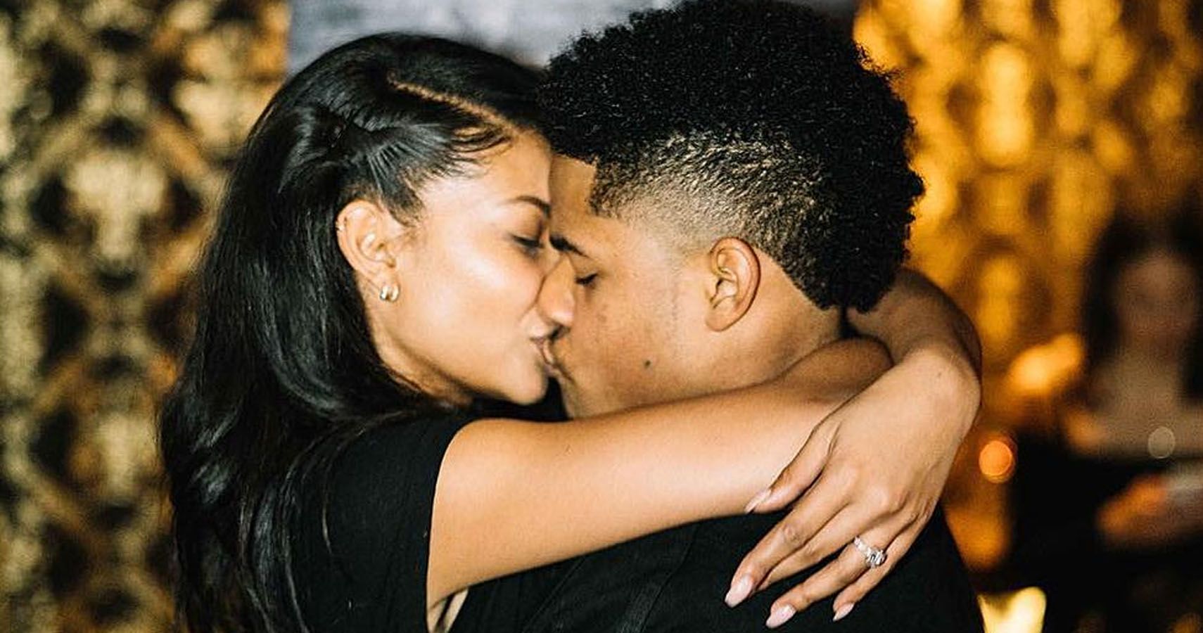 Giants receiver Sterling Shepard, Chanel Iman love parenting