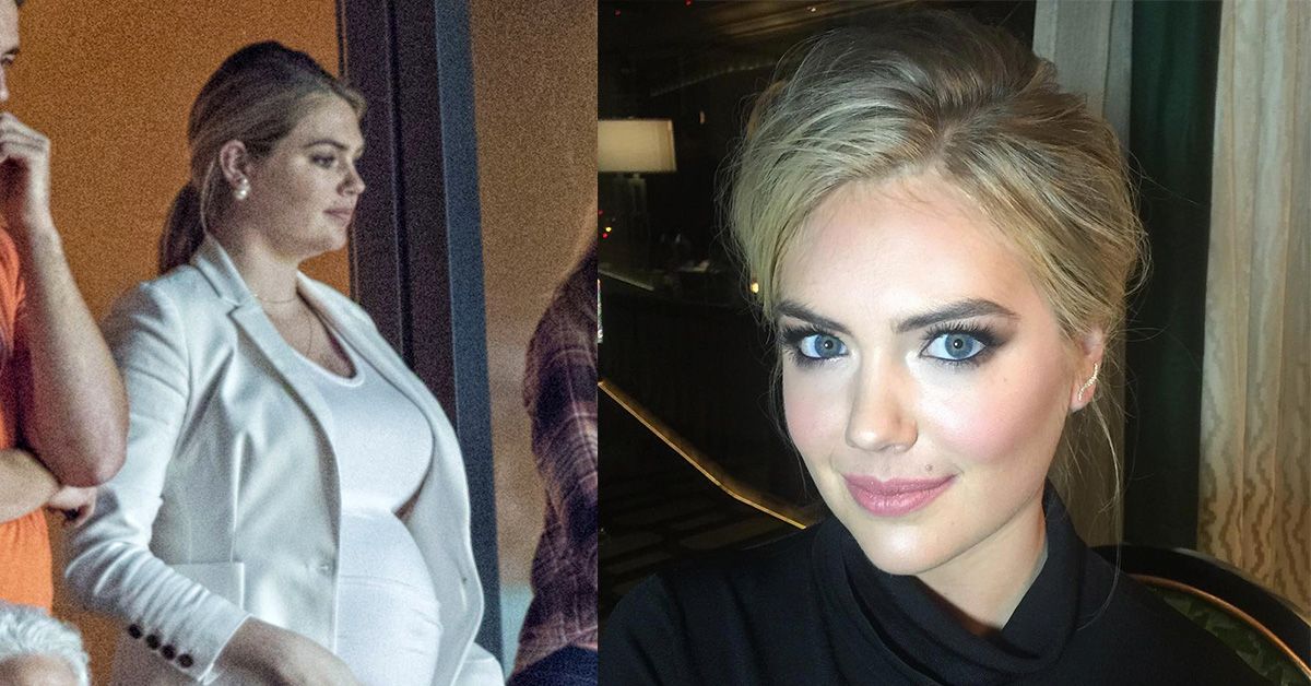 Pregnant Kate Upton Shows Off Baby Bump While Cheering on Husband