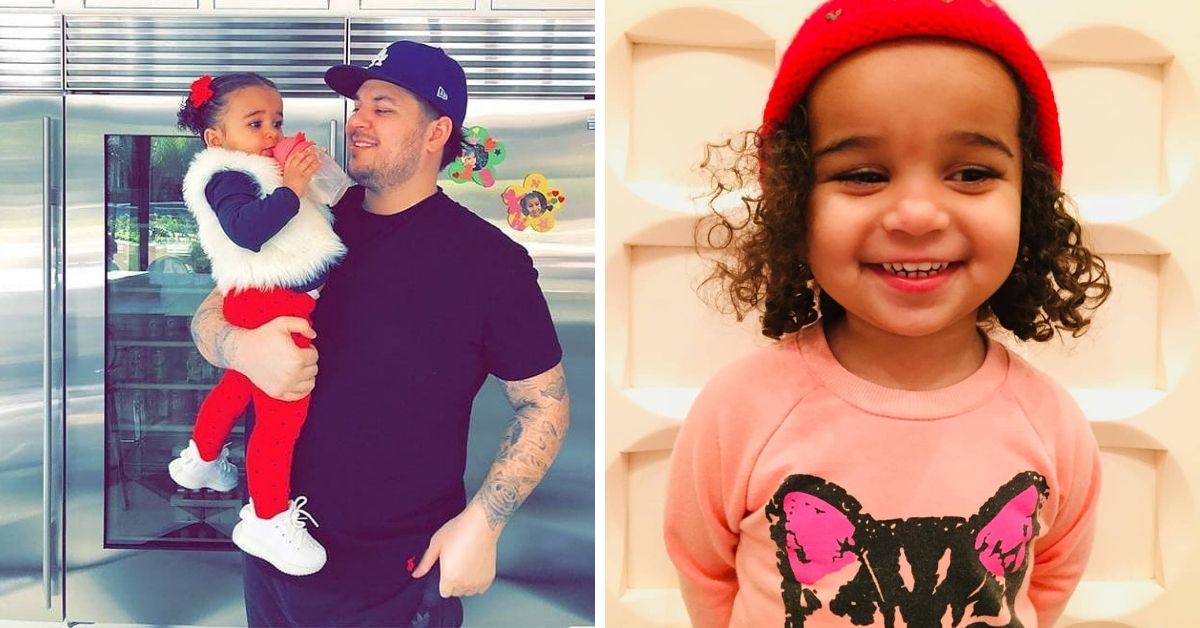 20 Photos Of Rob Kardashian And Baby Dream