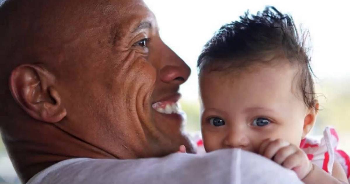 20 Photos Of The Rock And His Kids That Make Us Swoon Every Time