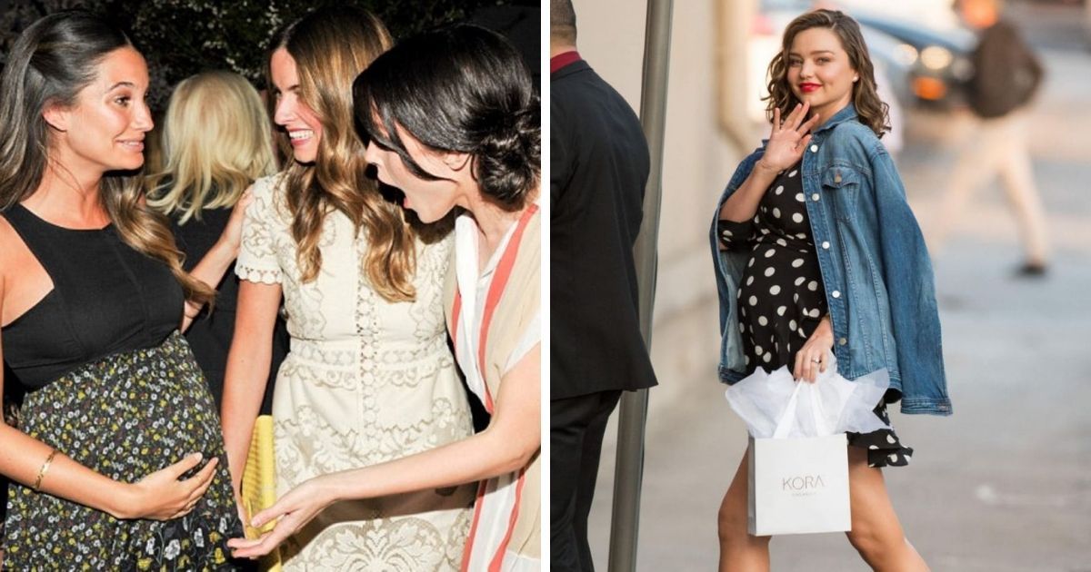 20 Pics Of Victoria’s Secret Models Pregnant