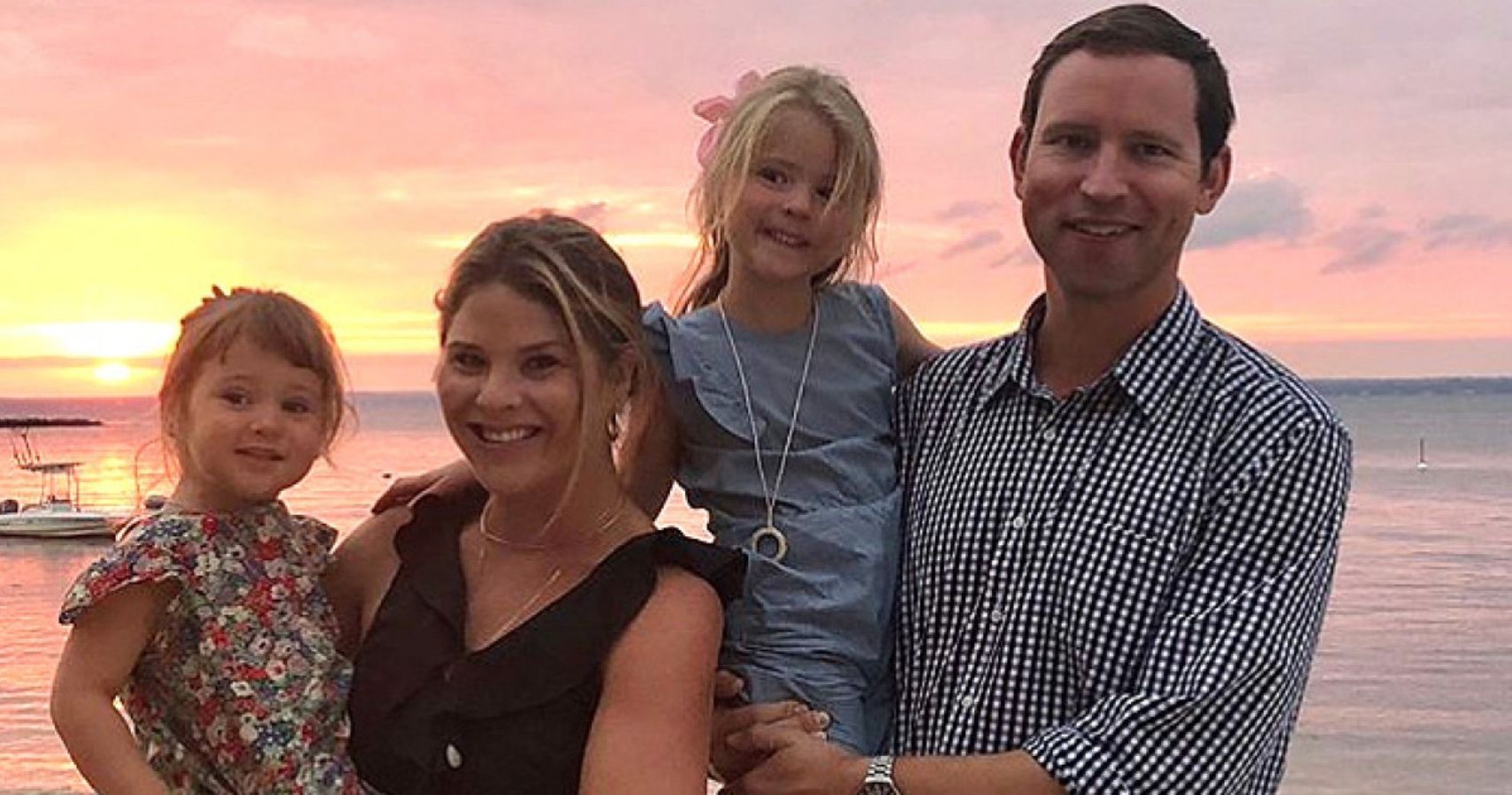 Jenna Bush Hager Shares Adorable Photos Of Daughters Holding Their Baby