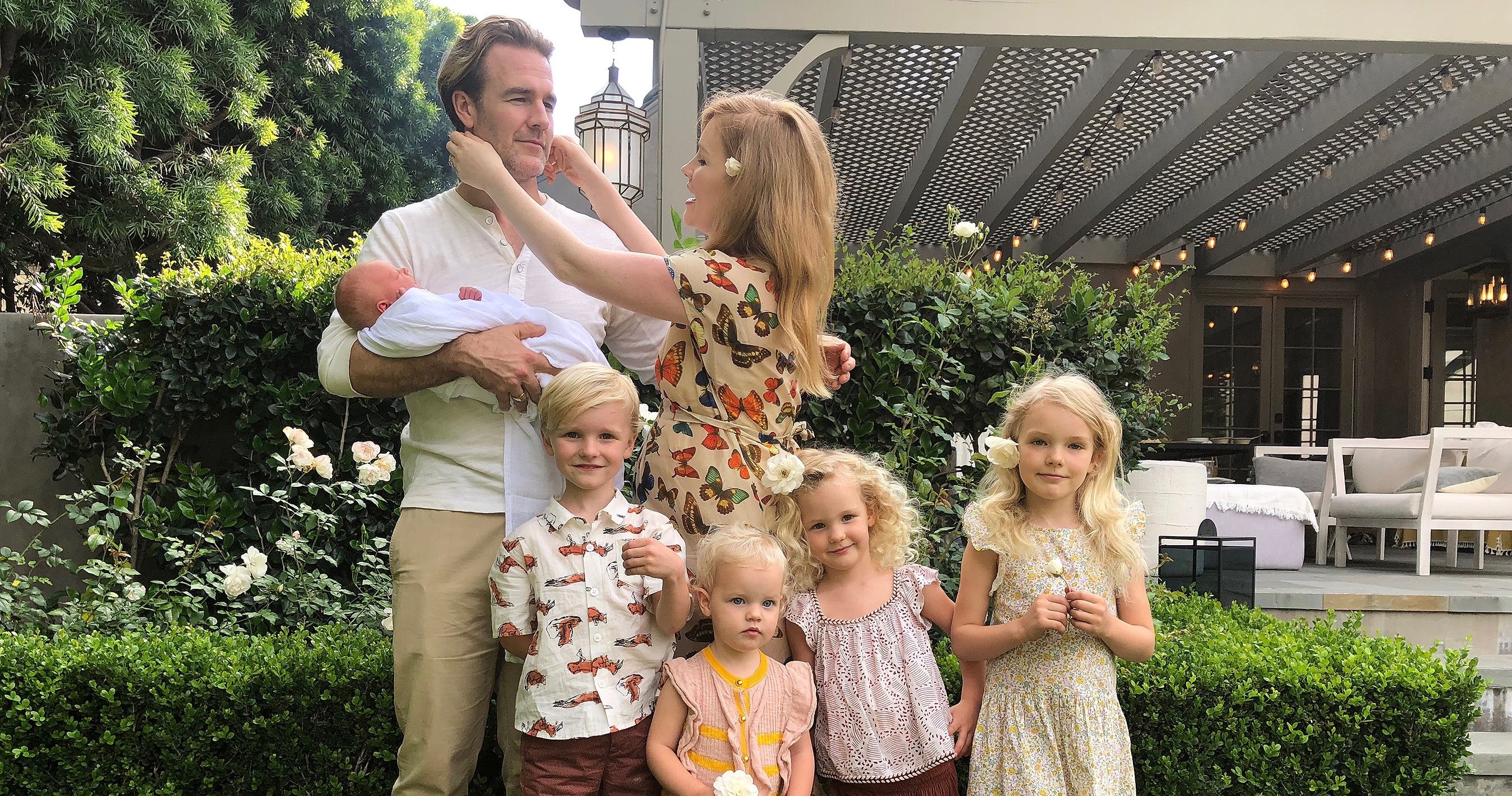 James Van Der Beek Posts Video Of His Kids Cheering DWTS Announcement