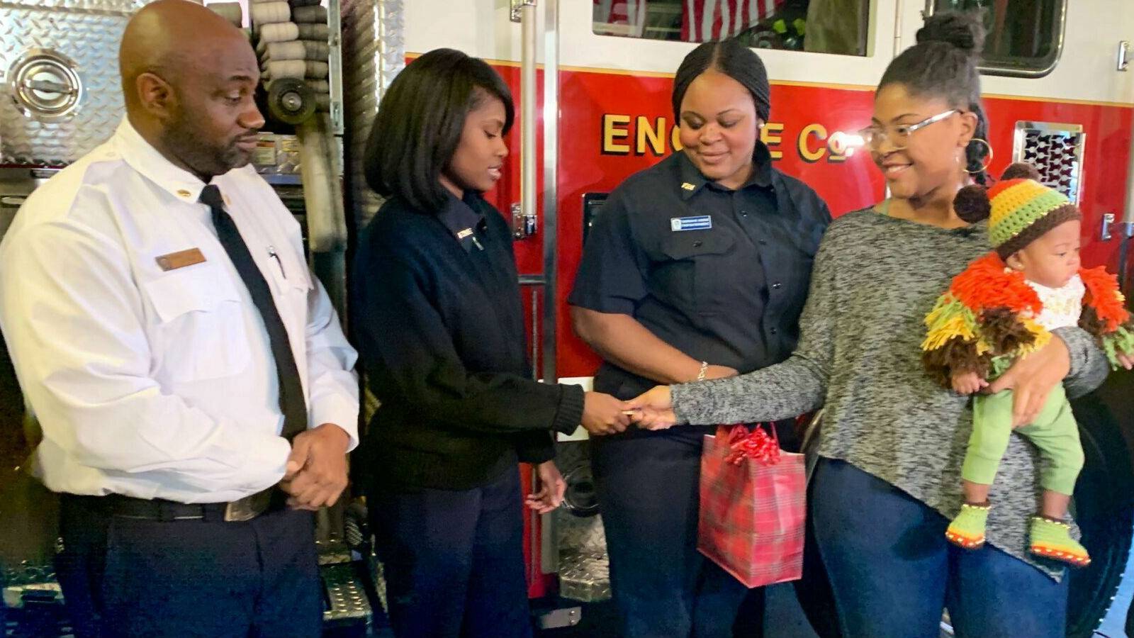 Firefighters Reunited With Baby They Saved