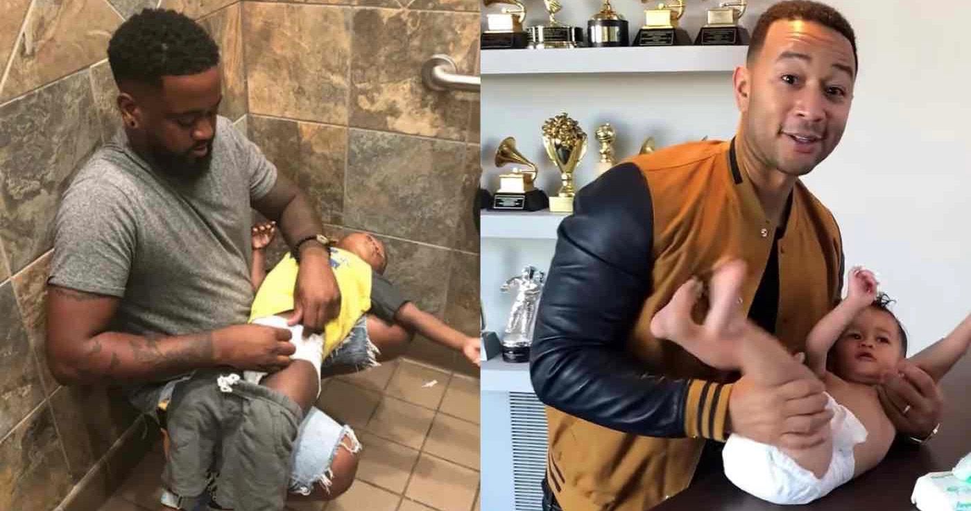 Dad Campaigns For Changing Tables In Men’s Bathrooms