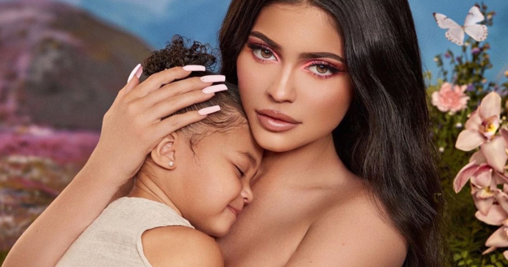 1 Year Old Stormi Stars In Her First Video For Kylie Jenners Cosmetic Brand 