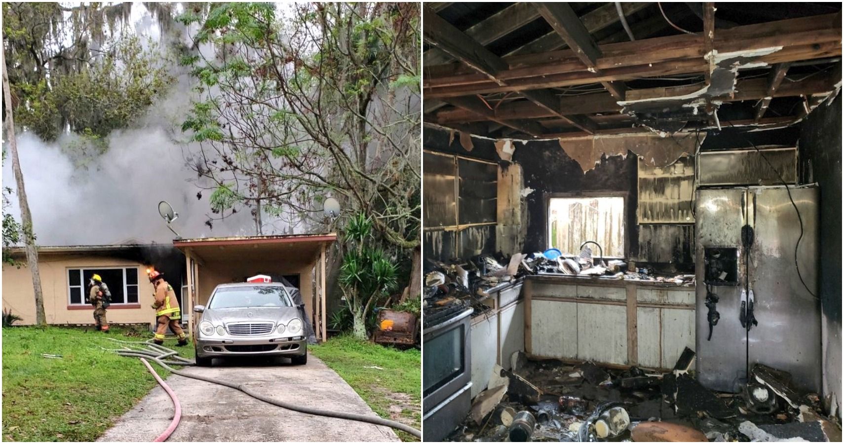 Pregnant Florida Woman Escapes House Fire Through Window To Get Help