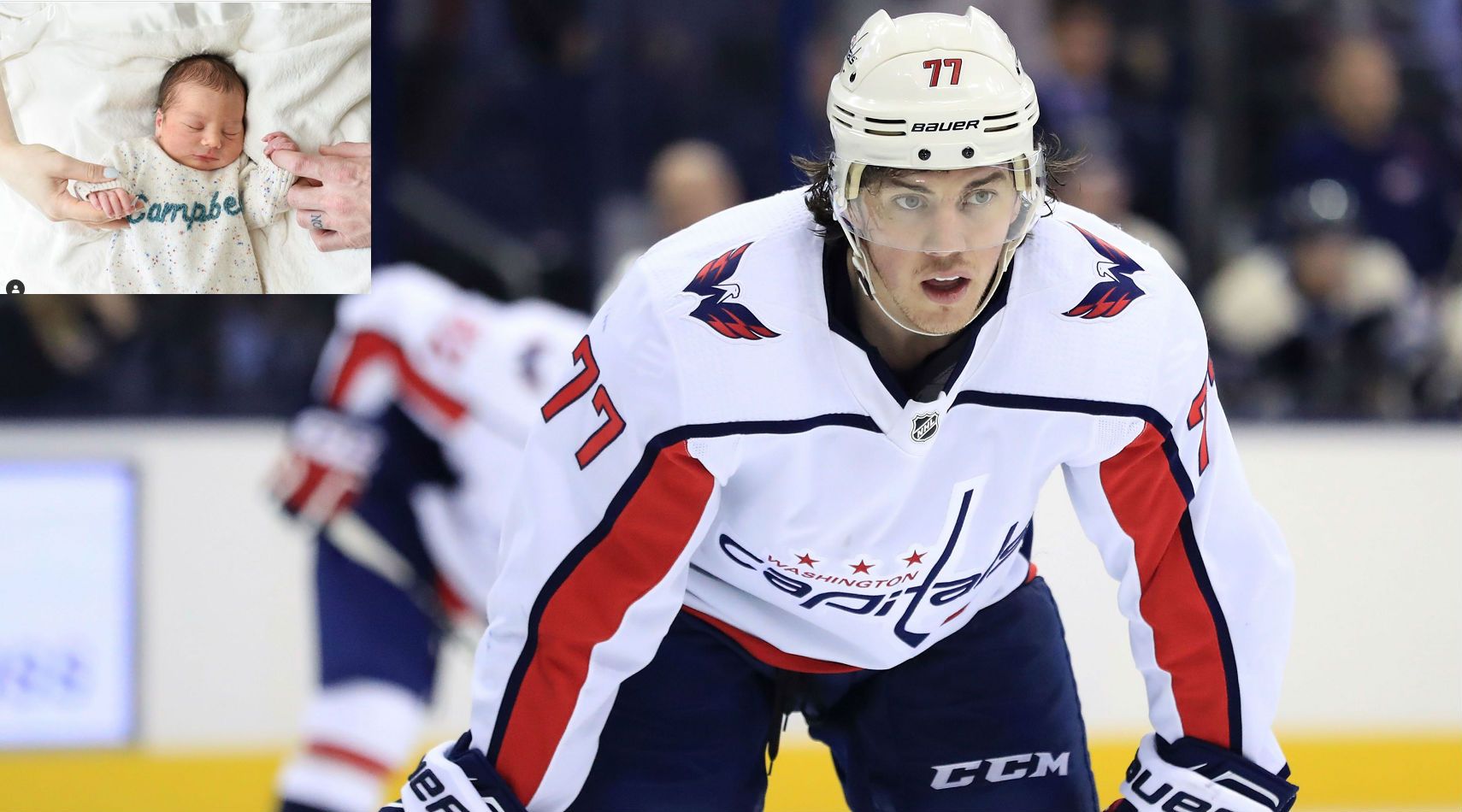 Olympic hockey star TJ Oshie and fiancee give birth to baby girl