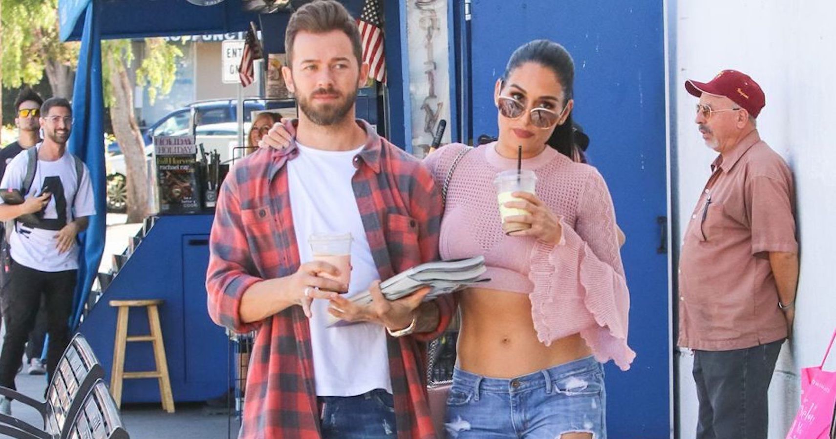 Pregnant Nikki Bella Takes TikTok Challenge With Artem Chigvintsev(02)
