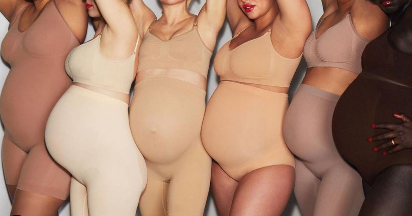 Kim Kardashian Launches New Skims Maternity Shapewear Line
