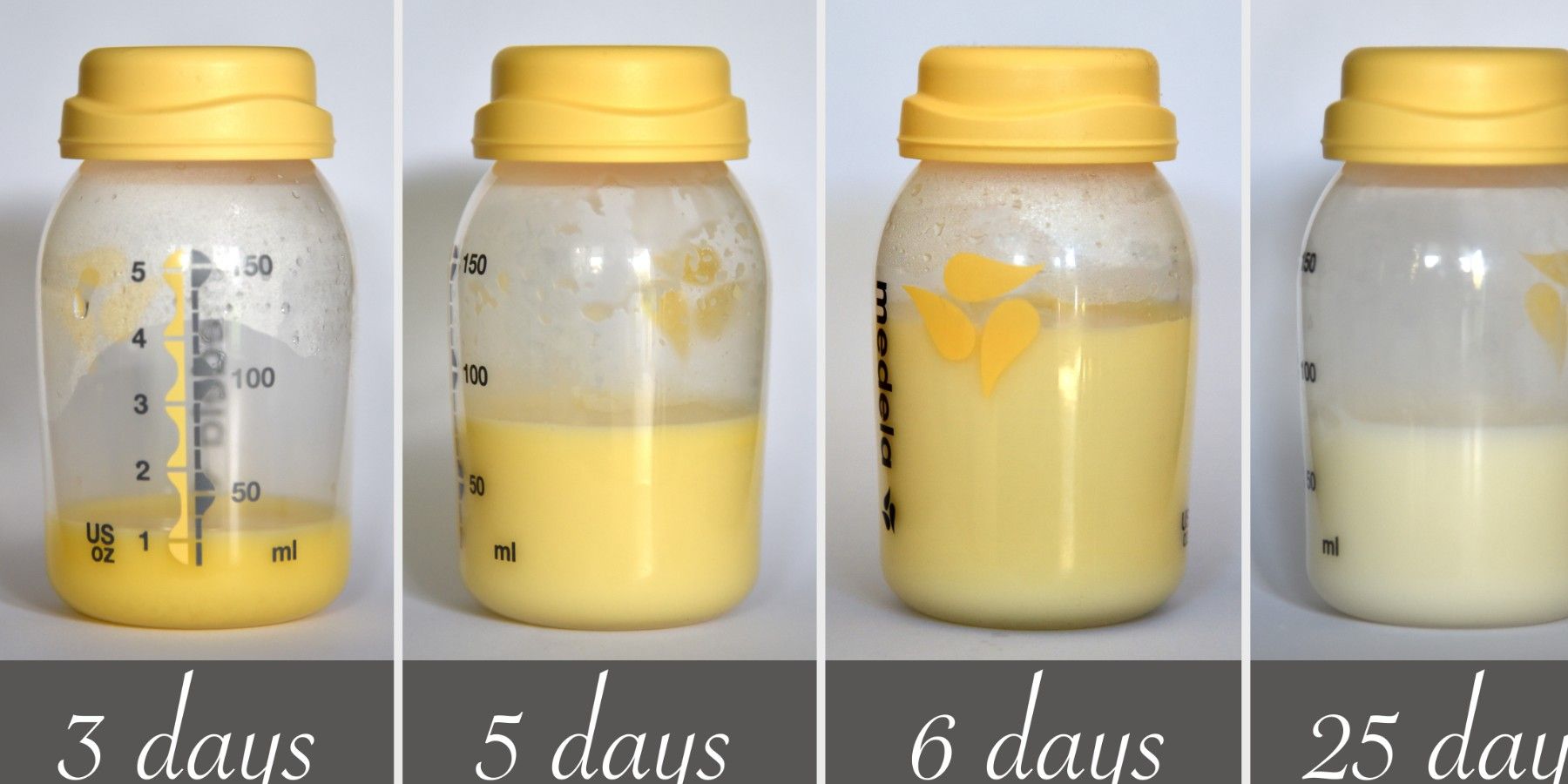 Breastmilk that might have been used to feel the world's longest breastfed baby. 