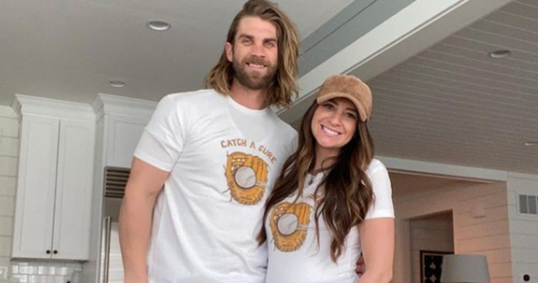 Bryce Harper, Wife Kayla Announce They're Expecting 2nd Child with