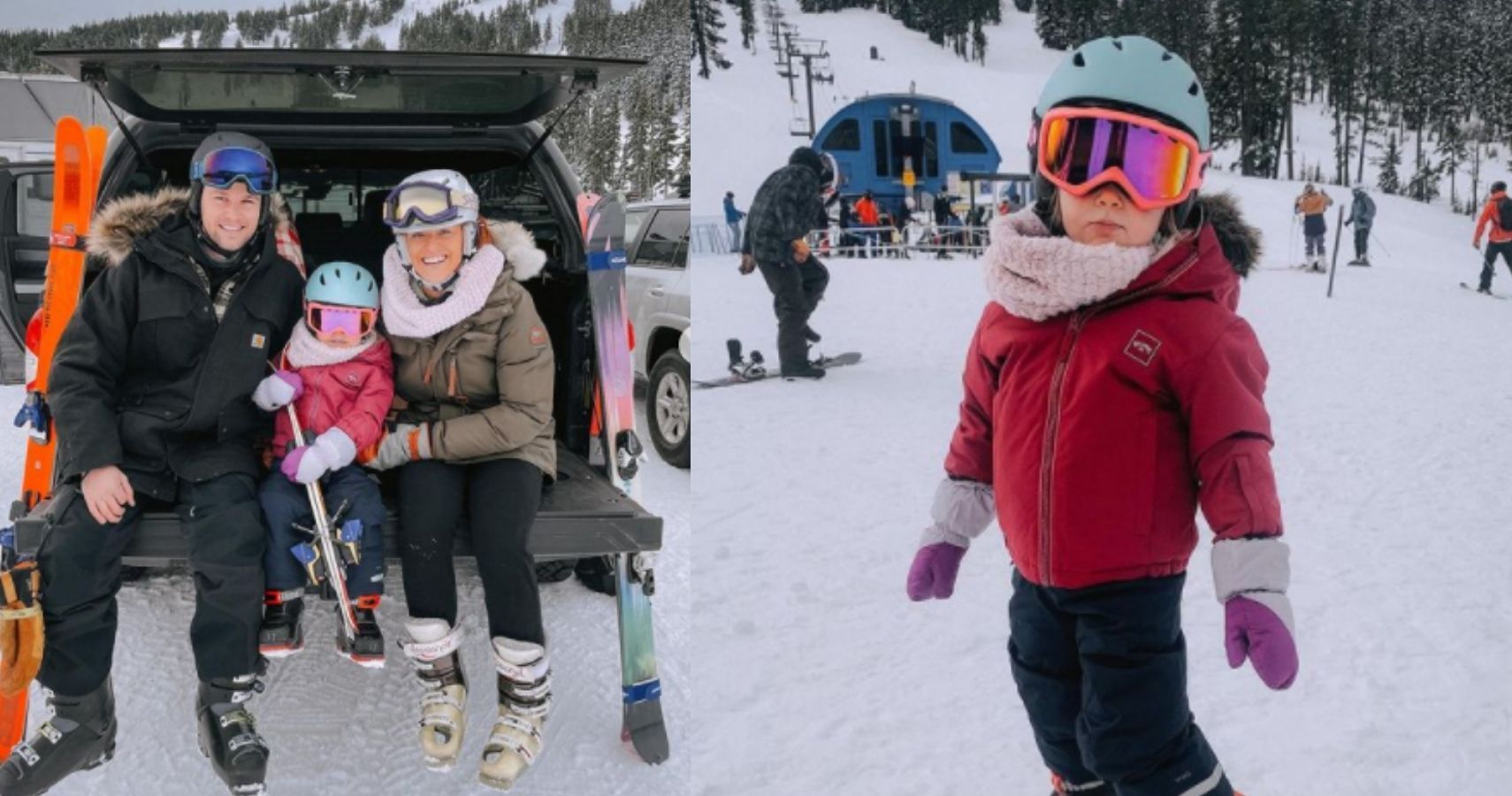 Audrey Roloff, Daughter Skiing