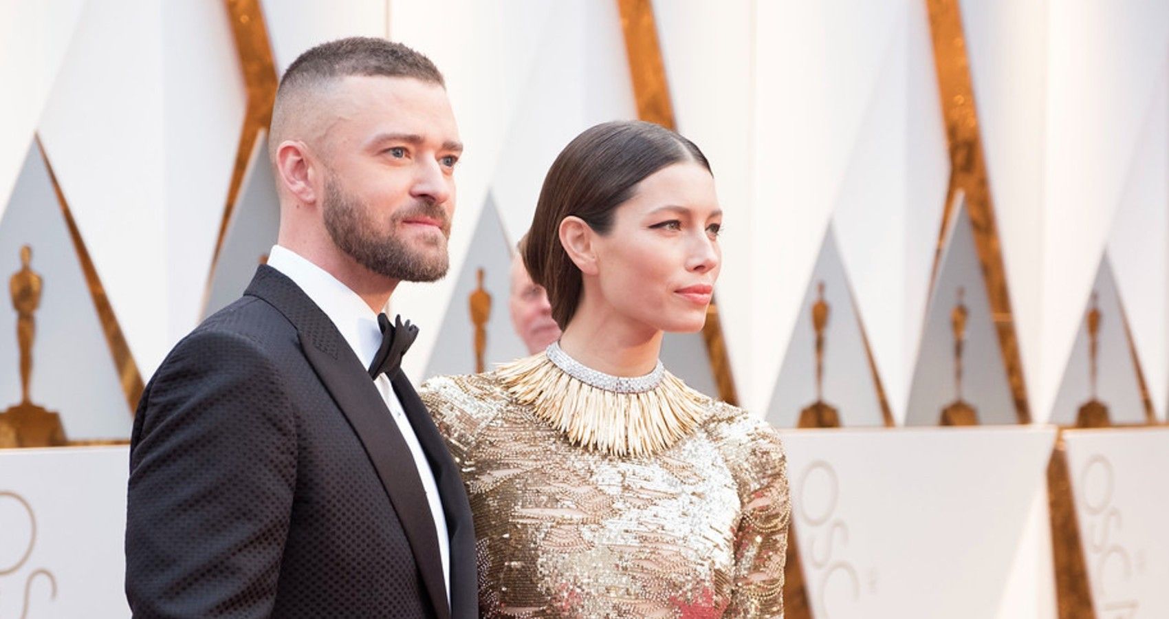 justin Timberlake and Jessica Biel on the red carpet