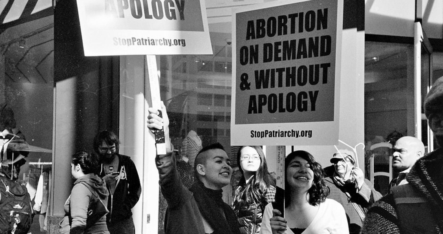 People At A Pro Abortion Rally