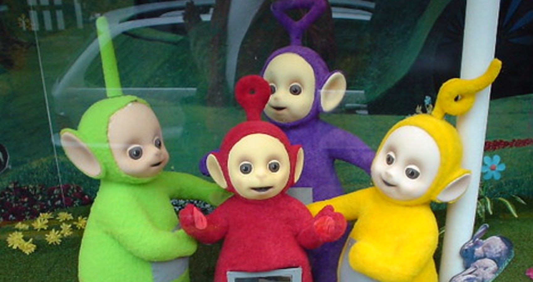 The Entire Group Of Teletubbies Ready For Their Comeback