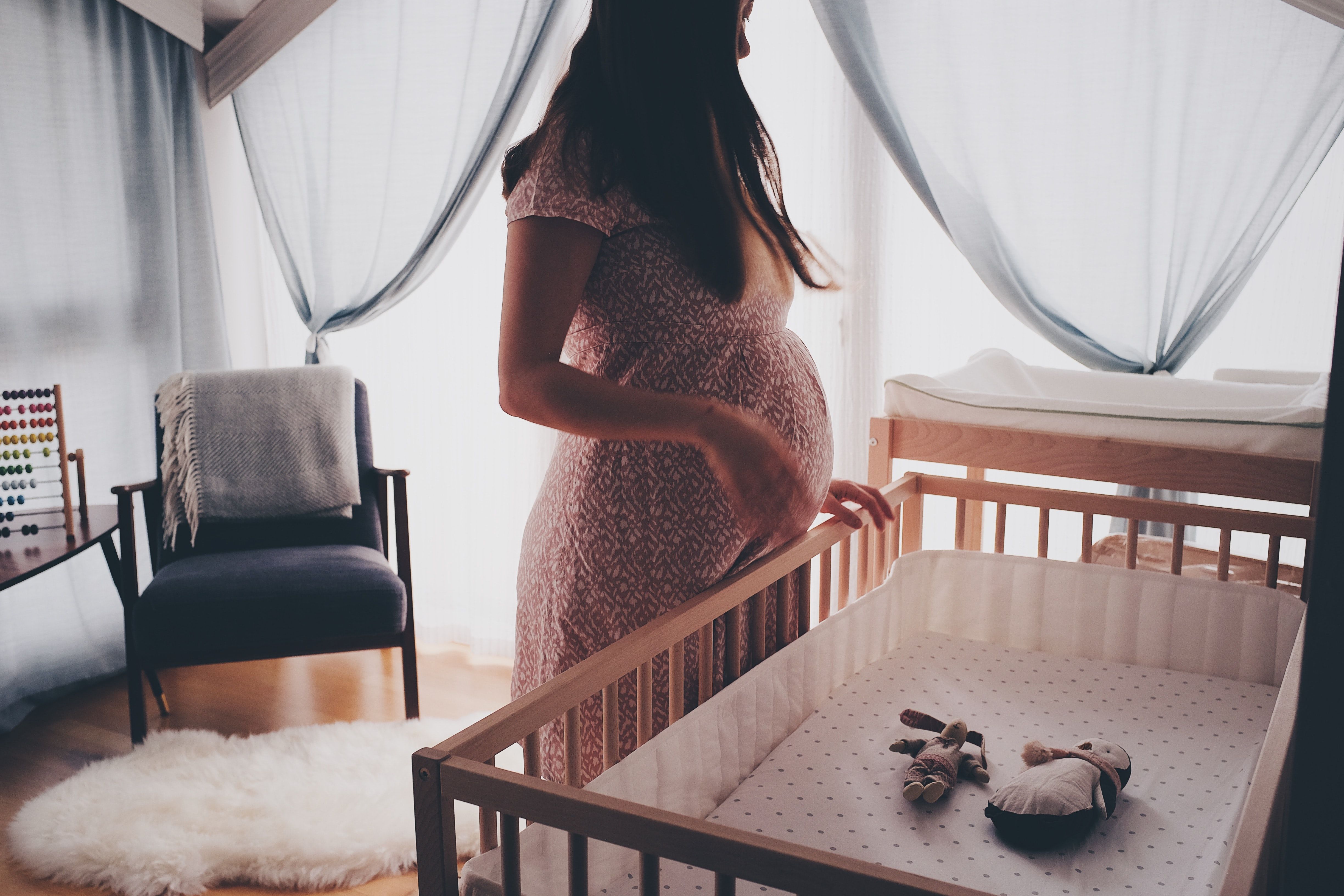pregnant women dress nursery