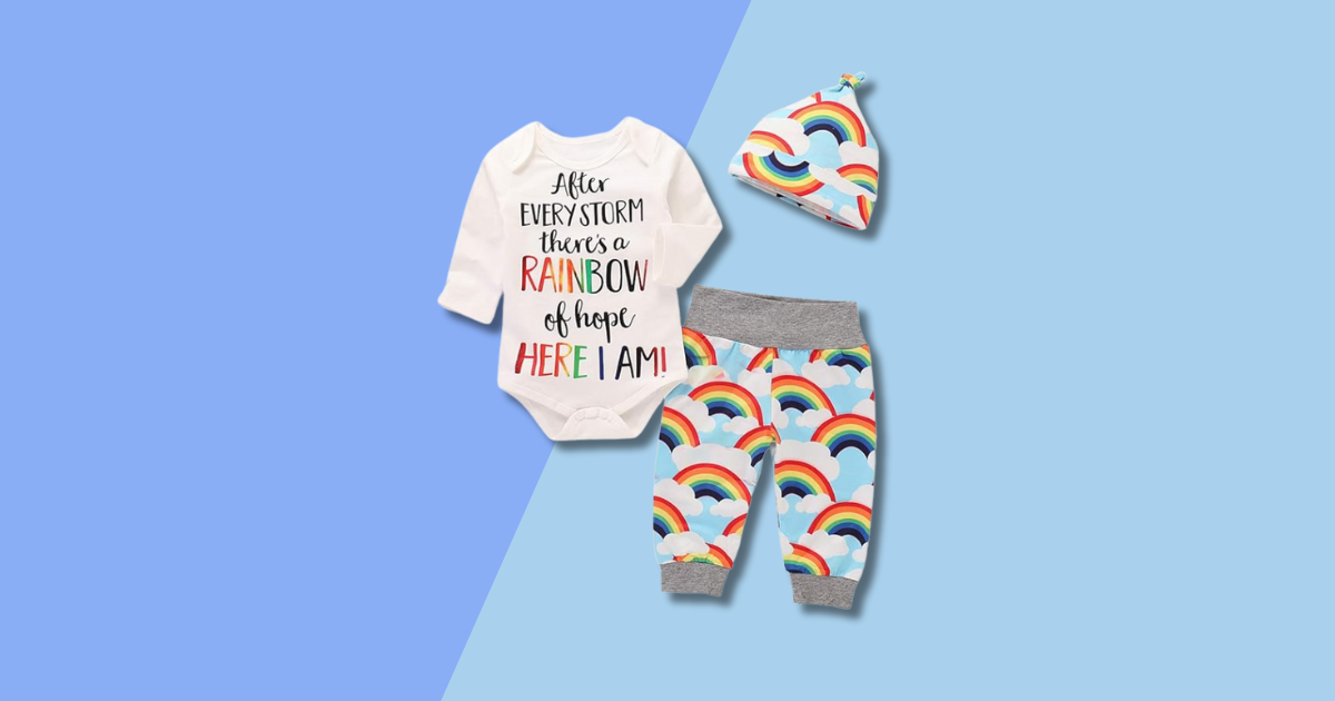 best rainbow baby shower gift