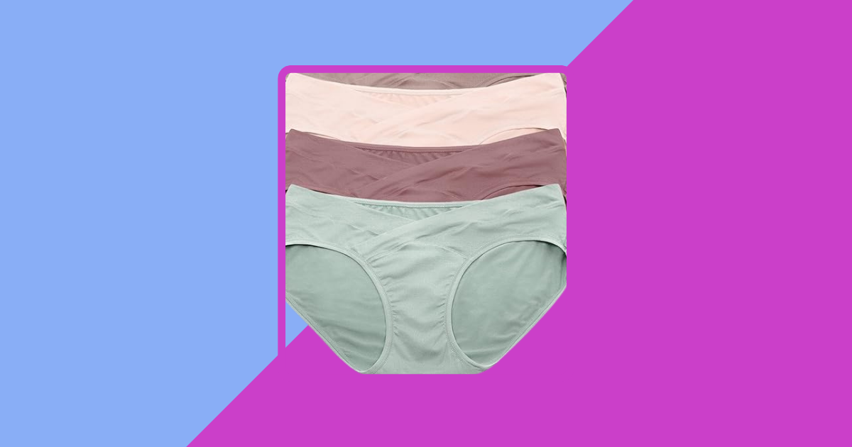 High Waist Cotton Maternity Underwear Seamless Soft Over Bump Pregnancy  Panties With Adjustable Waistband Plus Size Panty 4 Pack