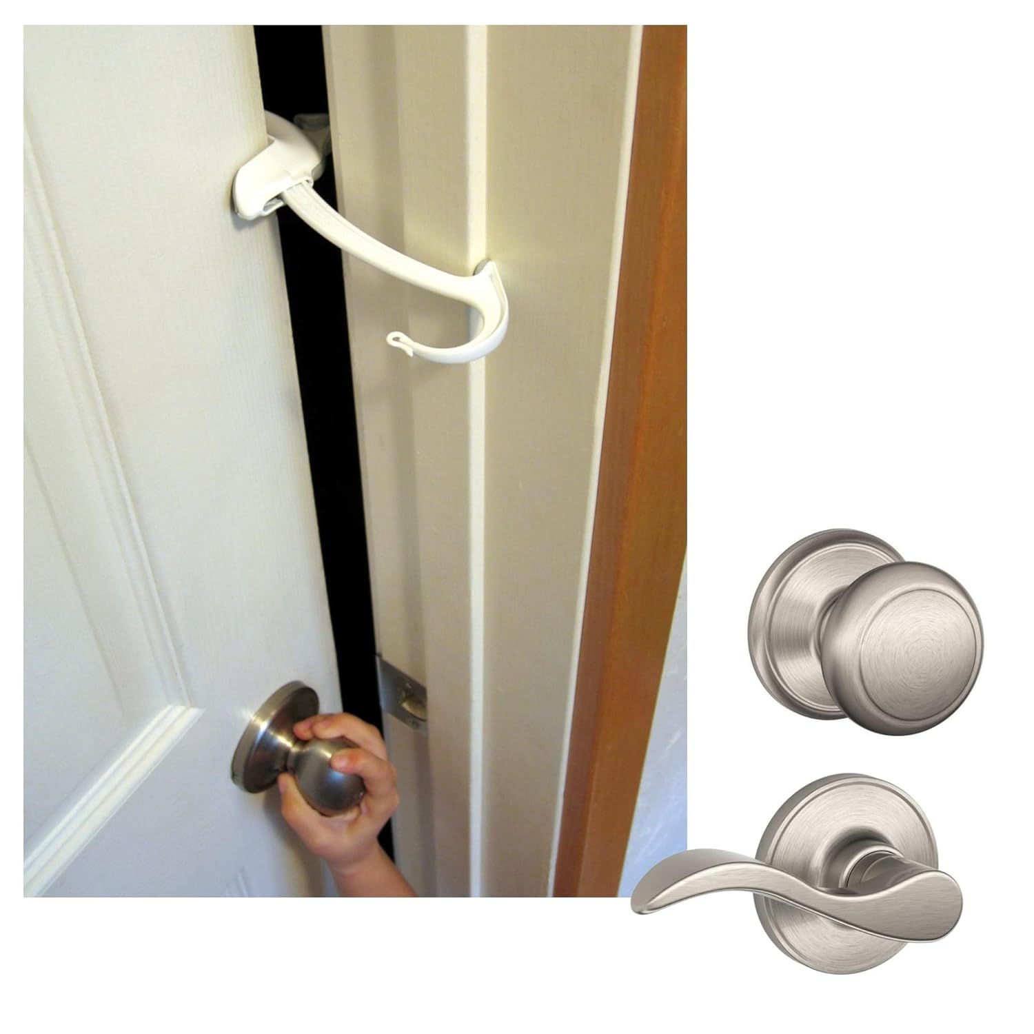 DOOR MONKEY Child Proof Door Lock & Pinch Guard