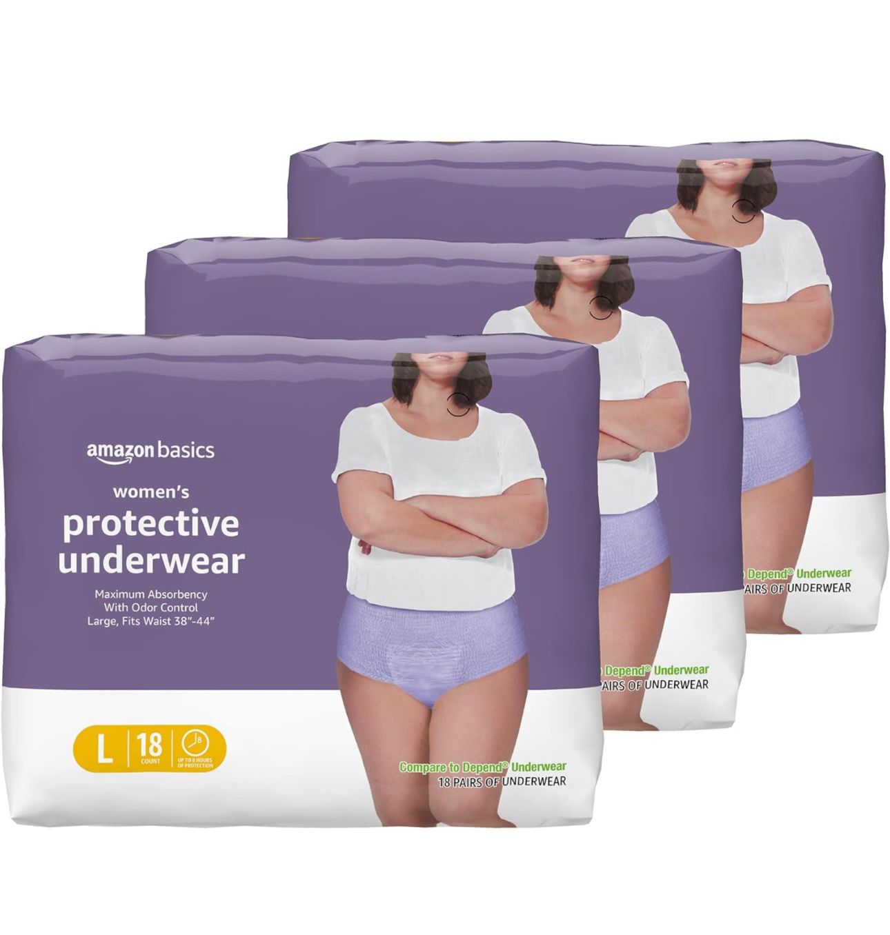  Rael Disposable Underwear for Women, Organic Cotton Cover -  Incontinence Pads, Postpartum Essentials, Disposable Underwear, Unscented,  Maximum Coverage (Size S-M, 10 Count) : Health & Household