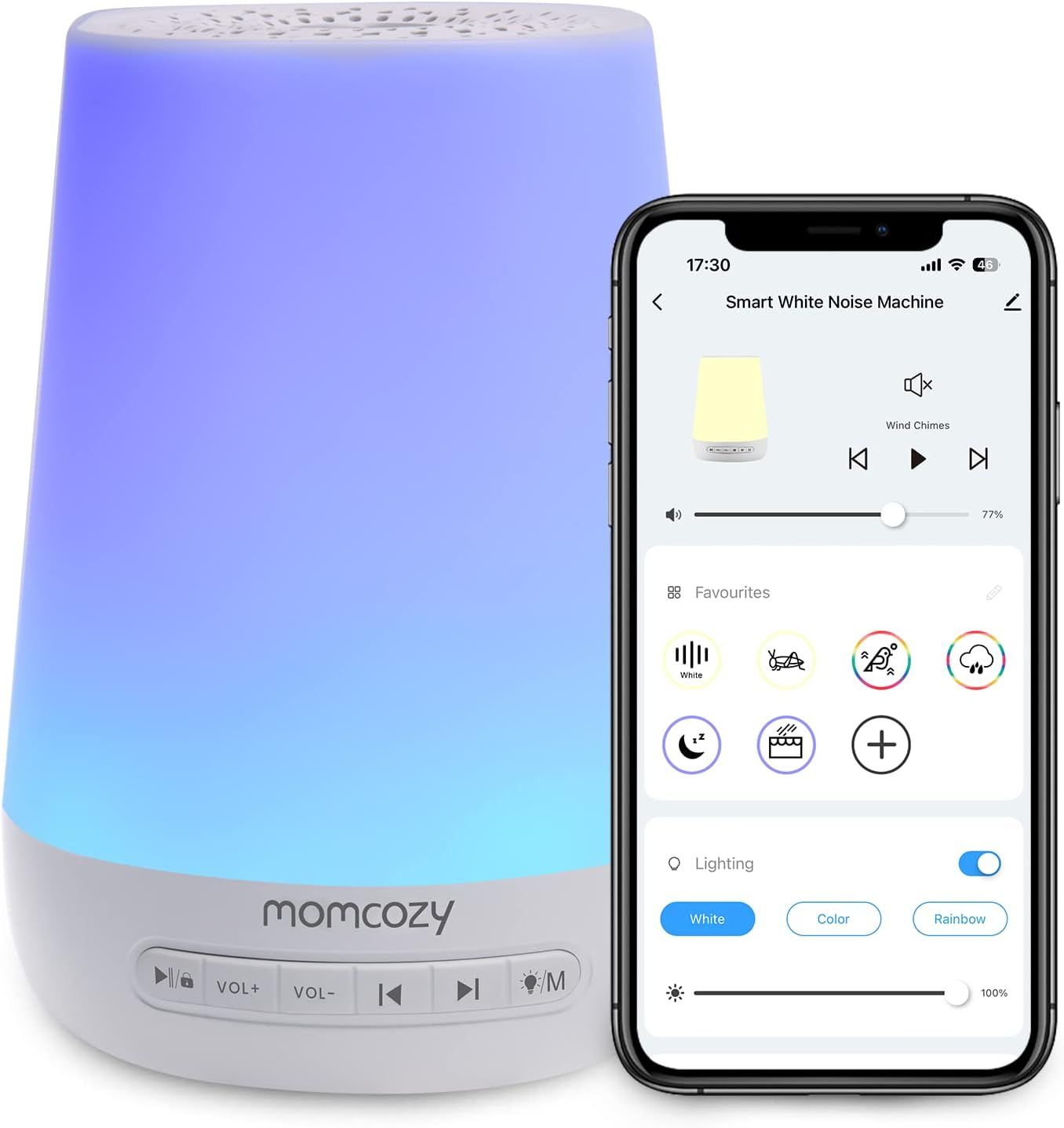 mom cozy sound machine night light