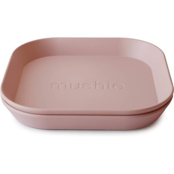 Mushie Square Dinnerware Plates for Kids