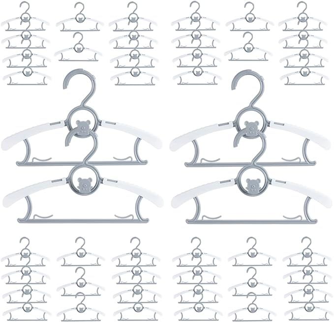 Extendable Plastic Baby Hangers 