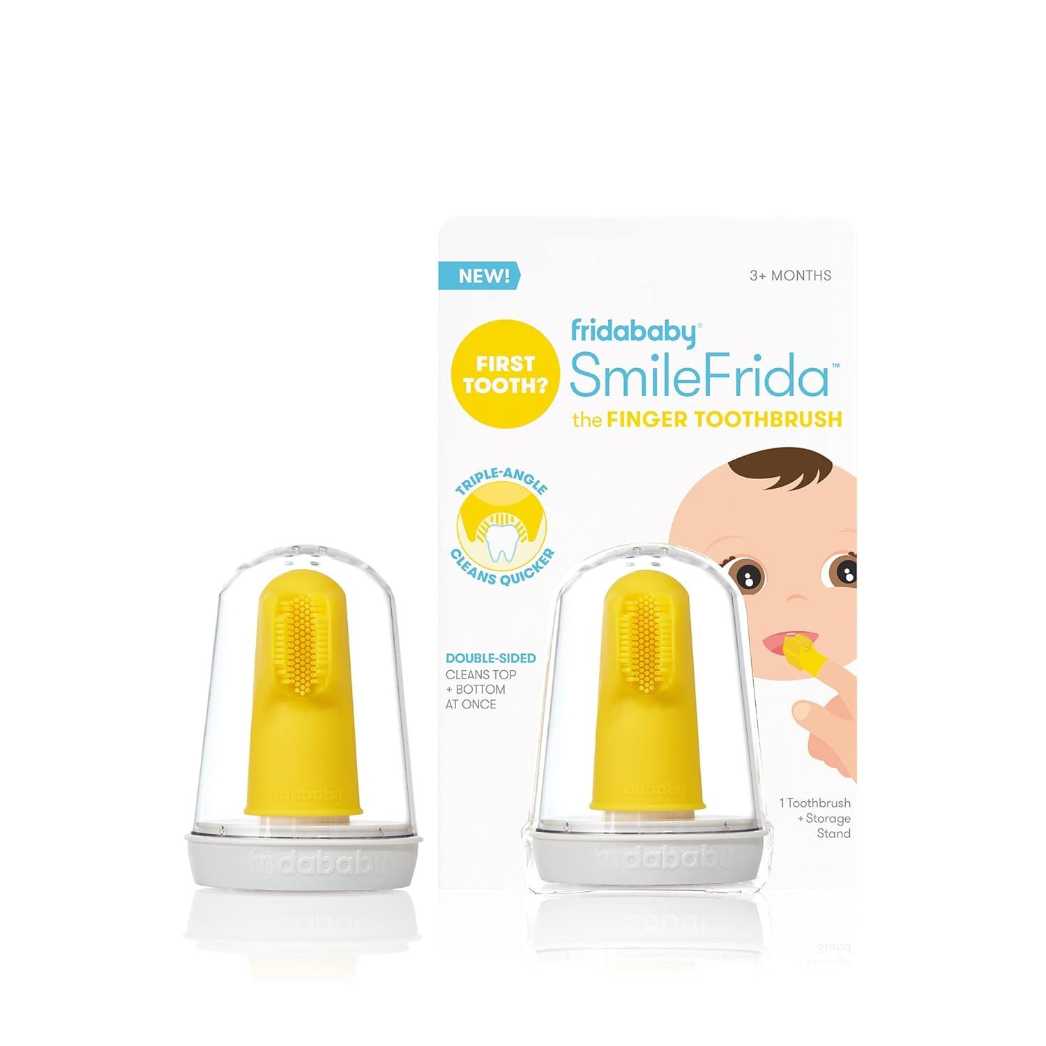 Frida Baby Baby's First Toothbrush with Case