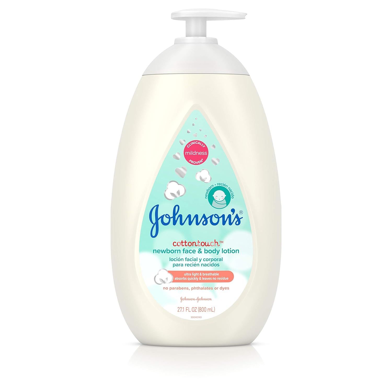 Johnson's Baby CottonTouch Newborn Baby Face and Body Lotion