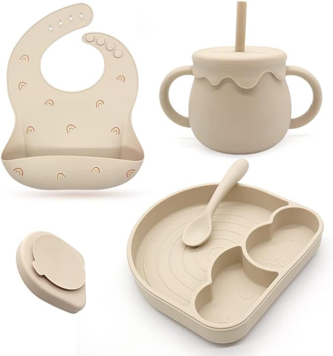 Weaning Bib & Tray Kit - Bib Catches Food & Saves £1 a day