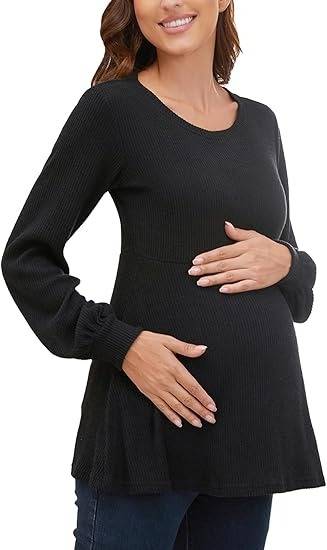 Best Fall Weather Maternity Sweaters
