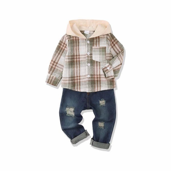 New Toddler Baby Boy Autumn Hooded Shirt In Mehroon Color With Fleece Stuff Design Adidas RXOT2107