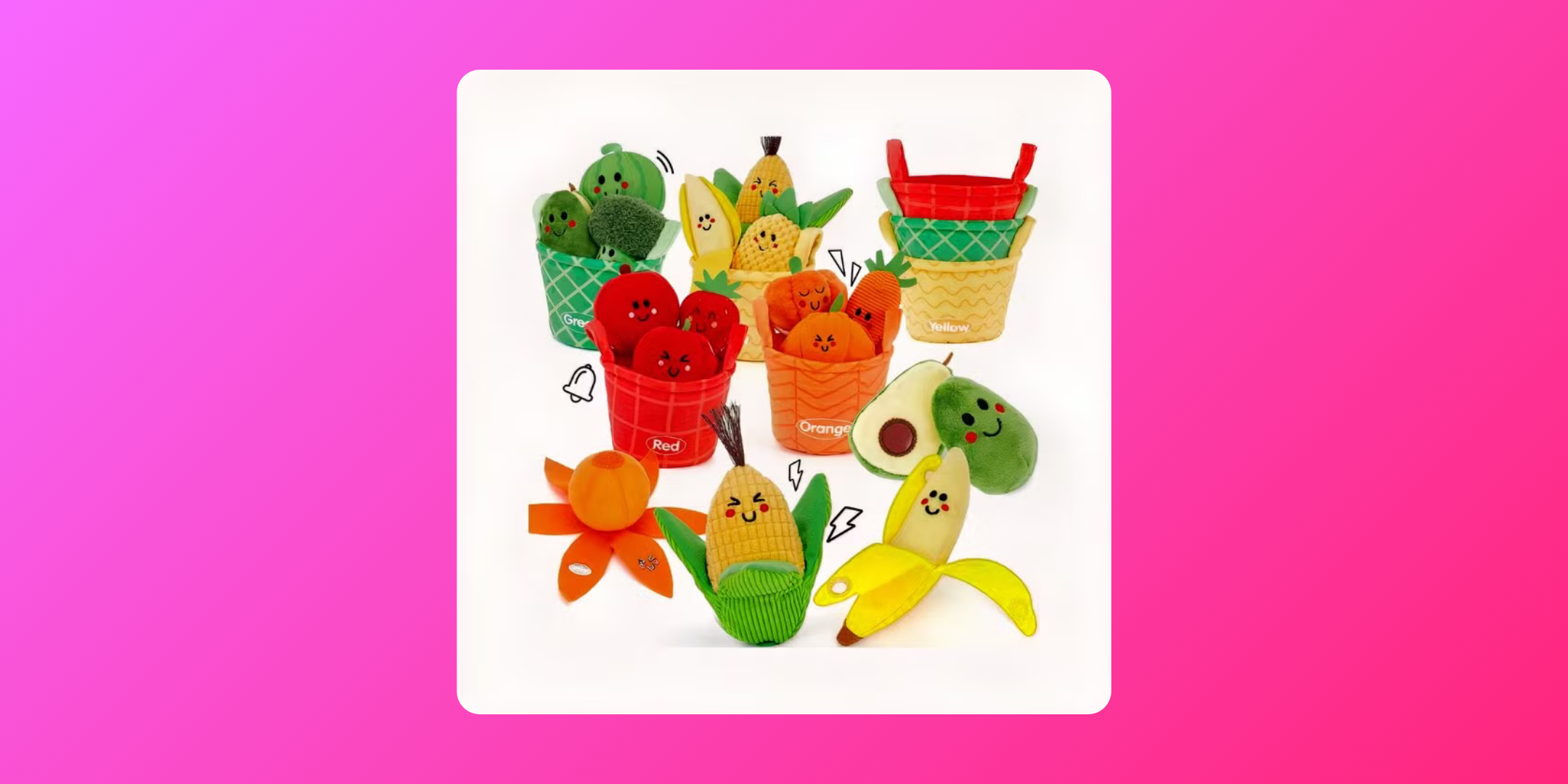popular fruit veggies sorting set