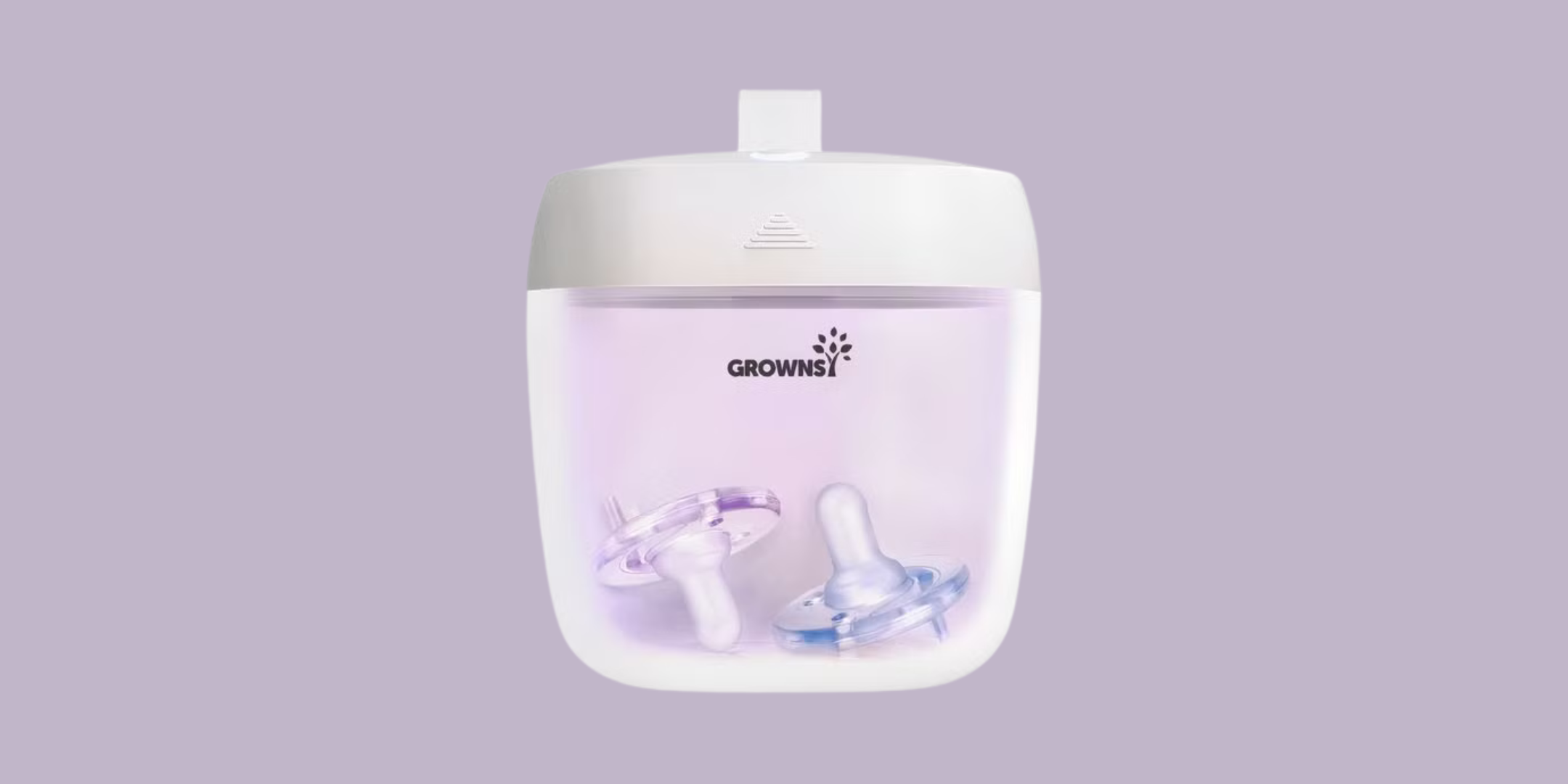 ParentWireDaily — Grownsy Portable Pacifier Sanitizer: UV-C Sterilization for Babies
