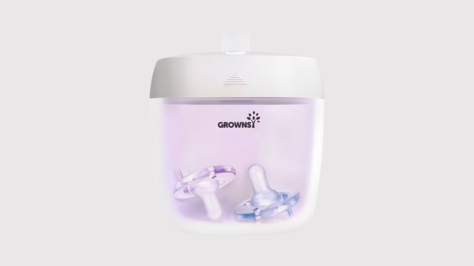Grownsy Portable Pacifier Sanitizer: UV-C Sterilization for Babies